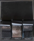 Preview: Cadillac Modelprogram Color and Upholstery in 2 aluminium Dealer-Leathermaps with Metallogo (2369)